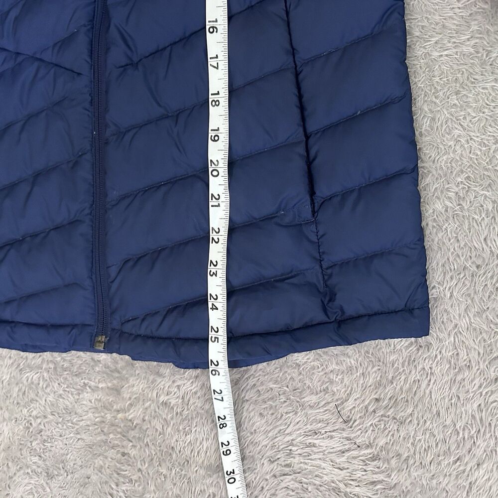 Marmot Womens Highlander Duck Down Fill Winter Jacket Blue Coat Sz M Puffer EUC - Picture 6 of 13